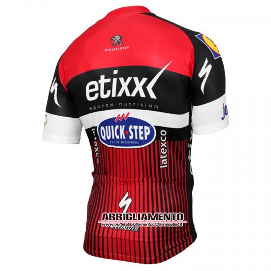 Abbigliamento Etixx Quick Step 2016 Manica Corta E Pantaloncino Con Bretelle Rosso E Nero - Clicca l'immagine per chiudere